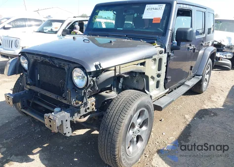 2016 Jeep Wrangler Unlimited Sahara из США, поврежденный, VIN 1C4BJWEG5GL164772